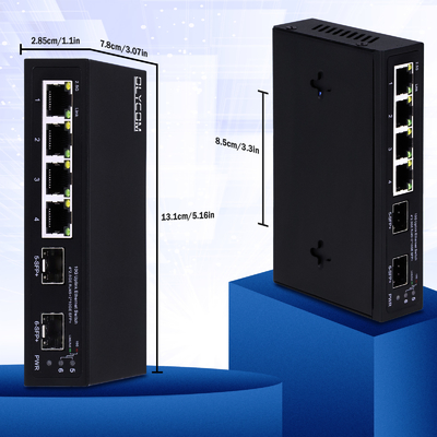 10g Ethernet switch неуправляемый 4 порта 2.5G Ethernet switch с 10G SFP+ портами