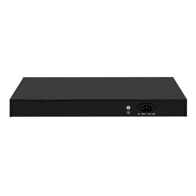 24 порта 10G L3 Управляемый волоконный коммутатор с 8 гигабитным комбо SFP/RJ45 1U Rack 220V AC Input