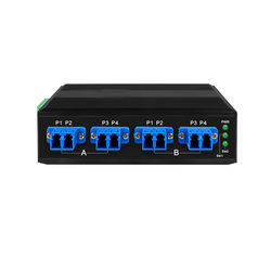 2*2B Промышленный оптический обходный переключатель LC/SC соединитель SM/MM DC24/48V вход
