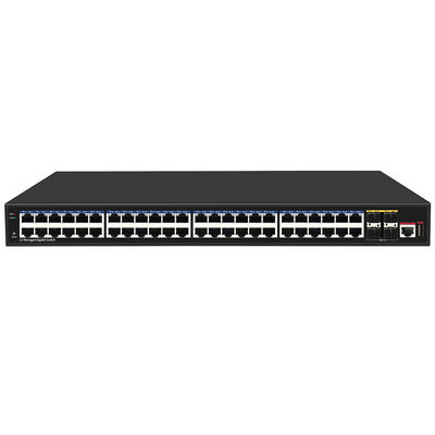 48 портов Гигабитный L3 Управляемый сетевой коммутатор 10G Волоконные подключения Единый вход AC На основе Realtek