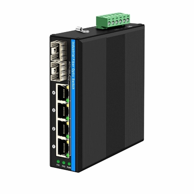 6 Порт Гигиабит неуправляемый Ethernet Switch Din железнодорожный сетевой коммутатор DC12V/24V Вход