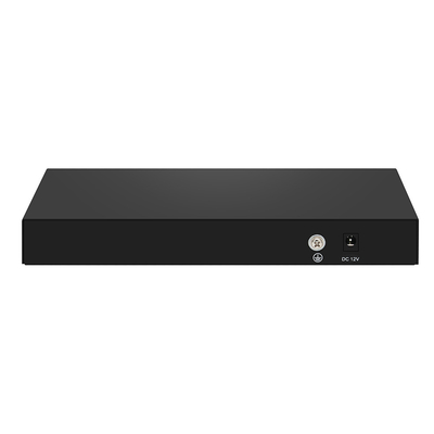 8-портный 10G SFP+ Fiber Switch Unmanaged 1G/2.5G Автоадаптивный DC12V Поддержка OEM