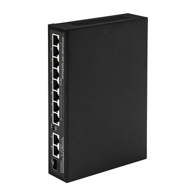 Продленный диапазон 8-портового PoE-сменника 10/100M с потреблением 120W/150W и покрытием 250m
