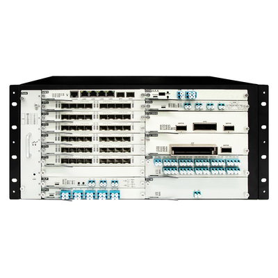 19" 5U OTN DWDM система передачи оборудования с конфигуративными картами EDFA AWG