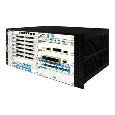 19" 5U OTN DWDM система передачи оборудования с конфигуративными картами EDFA AWG