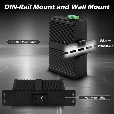 2.5G Industrial Ethernet Switch Din-rail Poe Switch поддержка 90w L2 управляемая
