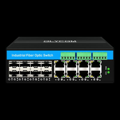 16 порта управляемый промышленный Ethernet переключатель 8RJ45+8SFP POE переключатель с 4*RS485+2*CAN BUS