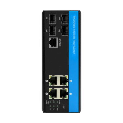 8 портов Гигабитный Ethernet Switch L2 Управляемый наружный сетевой коммутатор с 4RJ45+4SFP