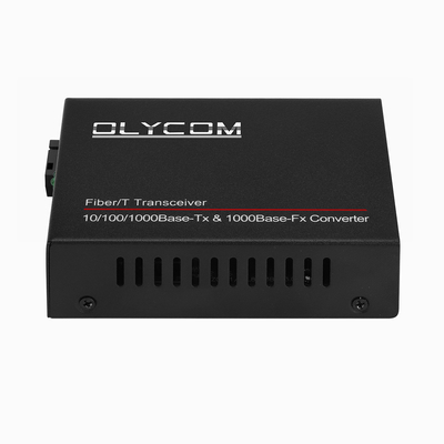 Быстрый Ethernet Волоконно-оптический Ethernet конвертер 10/100M одномодный двунаправленный приемопередатчик SC на RJ45 20 км