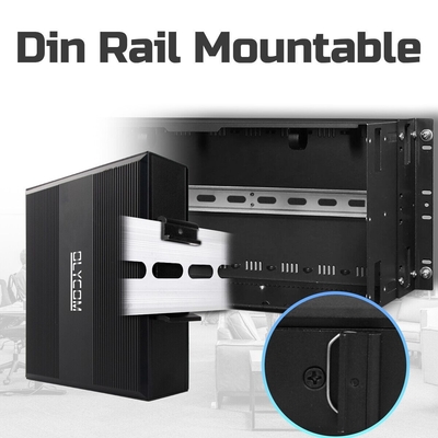 5-портовый гигабитный коммутатор Industrial PoE Extender 1*порт PoE in поддерживает 30 Вт/60 Вт/90 Вт + 4*порта PoE out