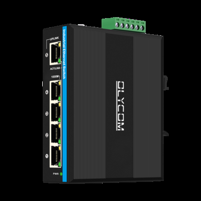 5-портовый гигабитный коммутатор Industrial PoE Extender 1*порт PoE in поддерживает 30 Вт/60 Вт/90 Вт + 4*порта PoE out