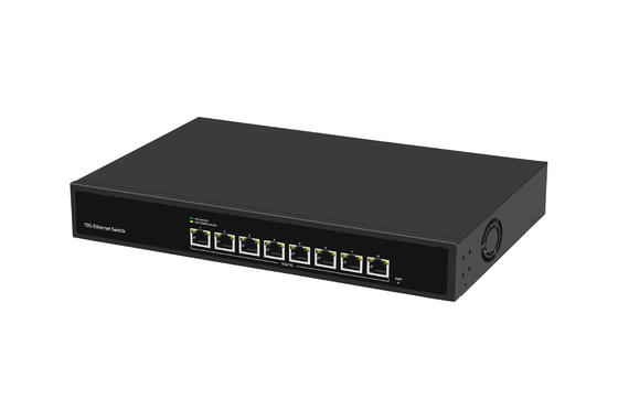 8-портовый 10G Ethernet коммутатор, 8 портов 10G Ethernet, поддержка 100/1000M/2500M/5G/10G
