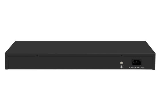 Фабричная цена 10G переключатель 24 порта Ethernet Fiber Switch Настольный L3 Управляемый сетевой переключатель AC100-240V 1U Rack