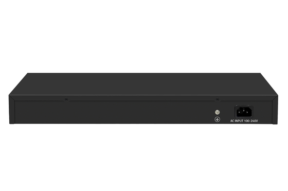 Фабричная цена 10G переключатель 24 порта Ethernet Fiber Switch Настольный L3 Управляемый сетевой переключатель AC100-240V 1U Rack