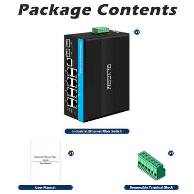 Промышленный управляемый Ethernet-коммутатор Vitesse с 2 SFP и 8 RJ45 портами, с поддержкой SNMP