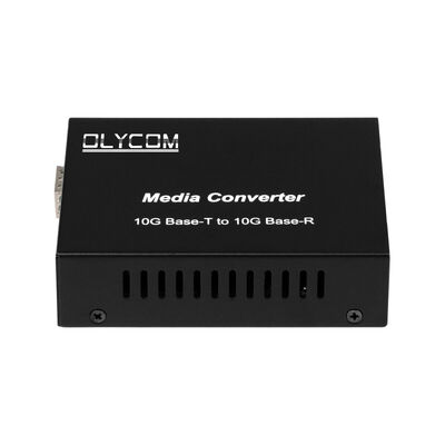10G SFP+ Неуправляемый преобразователь волоконных средств массовой информации с переключателем DIP
