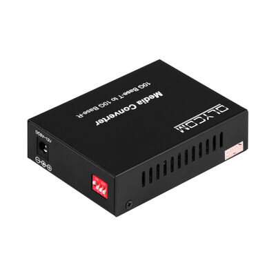 10G SFP+ Неуправляемый преобразователь волоконных средств массовой информации с переключателем DIP