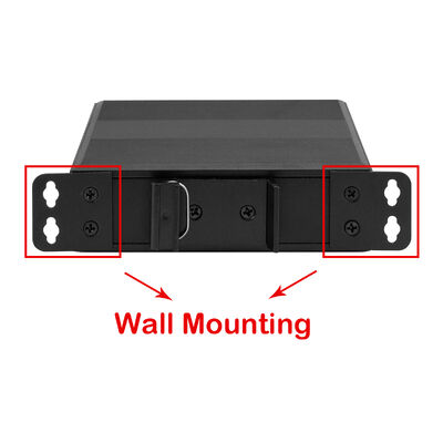 5 портов быстрая сеть DIN PoE переключатель PoE Af/At 120W Бюджет DC48V Ввод CE FCC сертифицированный