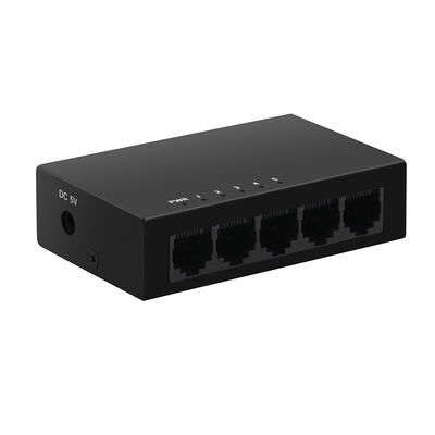 5-портовый гигабитный коммутатор Ethernet 10/100/1000 Мбит/с, неуправляемый, настольный, металлический корпус, CE