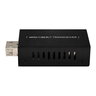 Мини-гигабитный оптоволоконный преобразователь медиа DC5V DC12V компактный размер 20 км