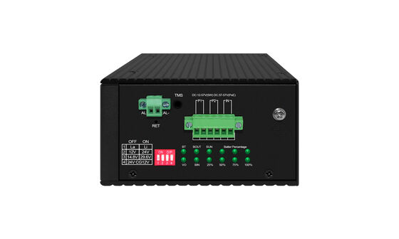 Промышленный управляемый солнечный PoE переключатель 4GE + 2SFP 120W PoE MPPT Off-Grid Power для CCTV и беспроводной сети