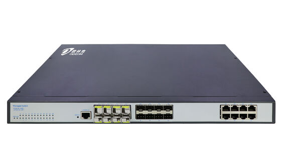 Gigabit Managed Layer 2 Network Switch 24 Port Fanless WEB CLI SNMP Поддерживается CE FCC