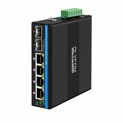 2.5G Industrial Network Switch 4 Port With 10G Uplinks Unmanaged Realtek Based DIN Rail (Переключатель промышленной сети 5G с 4 портами с 10G подключениями)