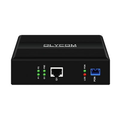Промышленный гигабитный EPON GPON с 30W PoE Single Port DIN Rail для пассивной оптической сети