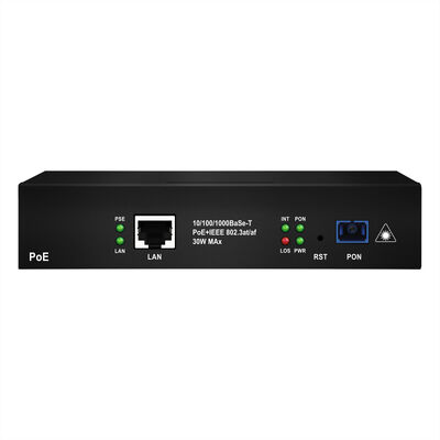 Коммерческий XPON PoE ONU с 1 портом Gigabit 30W PoE PON терминал для оптоволоконных сетей доступа
