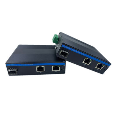 Сетевой коммутатор промышленного класса 10/100 м 1 Sfp 2 Rj45 Неуправляемый сетевой коммутатор IP40 DC 9-36V