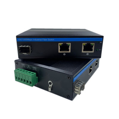 Промышленный сетевой коммутатор Gigabit Fiber Din Rail 6KV Surge IP40 Безвентиляторный Неуправляемый