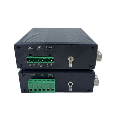 Промышленный сетевой коммутатор Gigabit Fiber Din Rail 6KV Surge IP40 Безвентиляторный Неуправляемый
