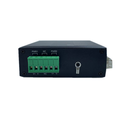 4 портовый коммутатор промышленной сети Гигайт SFP волоконно-оптический Ethernet Unmanaged Din Rail