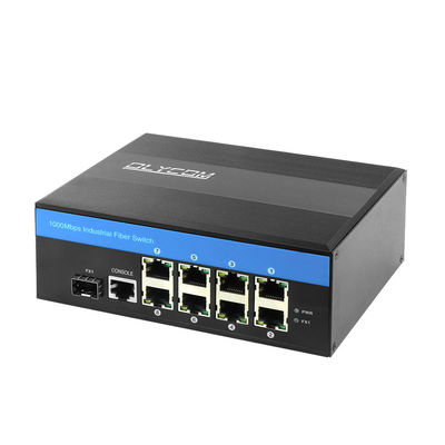 Промышленный переключатель 12VDC 8 порта, IM-FS180GW Степень защиты Din Rail Ethernet Switch