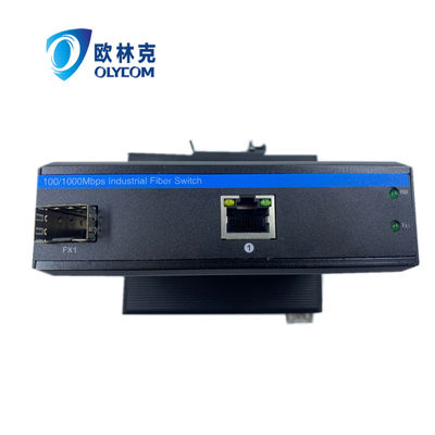 Прочный преобразователь СМИ Poe 15.4W 30W 10/100m Fast Ethernet Unmanaged Ce Din Rail