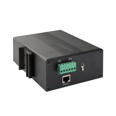 Порт переключателя 8 Poe оптического волокна IP40 1000Mbps промышленный управляемый с рельсом Din