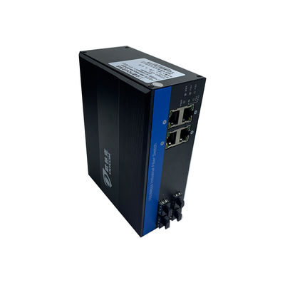 8-портовый гигабитный оптоволоконный коммутатор для промышленной сети SFP, неуправляемый, CE, IP40