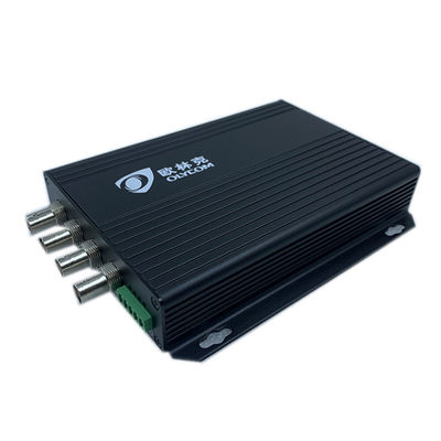Черный контроль конвертера 4ch 115Kbps CVI TVI аудио видео- цифров оптически промышленный