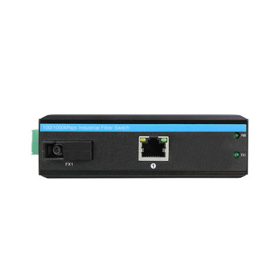 Промышленный преобразователь медиа Ethernet IEEE802.3af/At Rugged Network Unmanaged CE DC48V