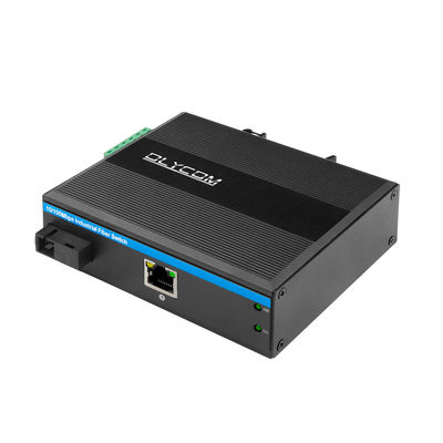 20 км WDM медиа конвертер Fast Ethernet Rugged Industrial Network Мини размер Неуправляемый