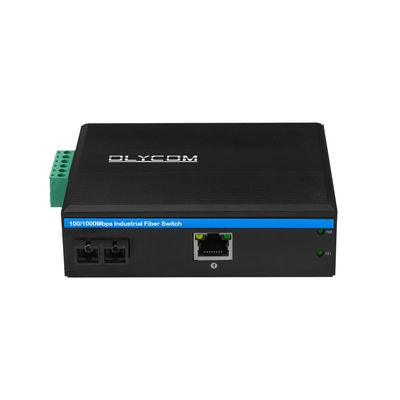 60 км промышленный преобразователь медиа PoE Гигабитный Ethernet SC Fiber Duplex Unmanaged Mini Size