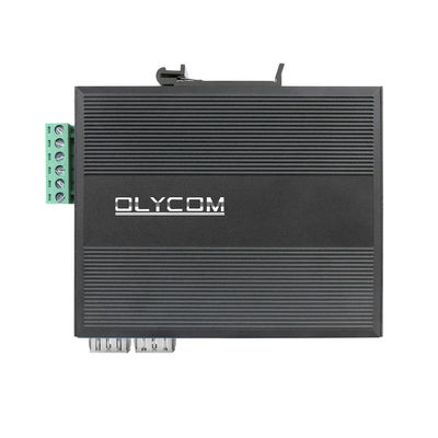 Промышленный сетевой коммутатор 6 портов Fast Ethernet 10/100 Мбит/с, оптоволоконная сеть, Realtek, неуправляемый