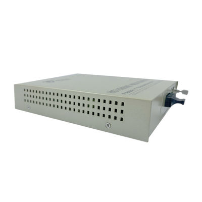 Преобразователь медиа PoE SFP оптоволоконный 10/100M Ethernet Неуправляемый бюджет 30W