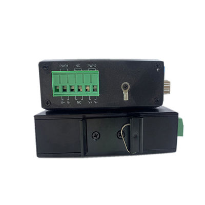 Промышленный преобразователь медиа PoE 15.4W 30W Неуправляемый быстрый Ethernet DIN Rail CE Mini Size