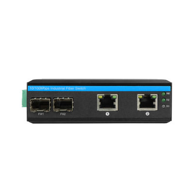 Порт сети стандарта Ethernet 2 и 2 порт SFP переключателя сети CE 10/100Mbps промышленный