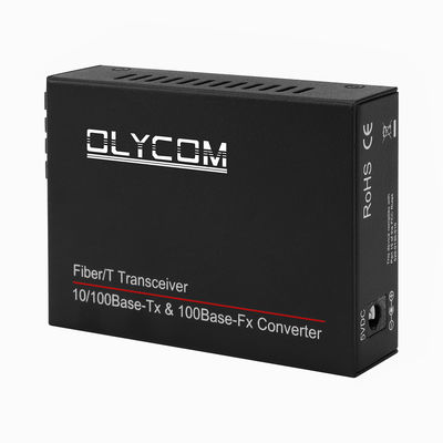 Мультимодный преобразователь СМИ Гигабит 850nm SFP Ethernet Unmanaged 2KM CE FCC Compliant