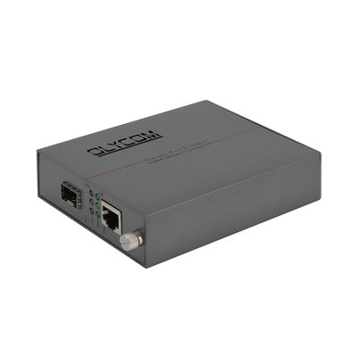 Гигабитное неуправляемое волоконно-оптическое Ethernet-медиа-конвертер SFP слот DC5V с установкой на стойке