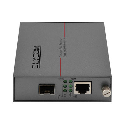 Конвертер Sfp средств массовой информации локальных сетей оптического волокна входного сигнала DC 5V1A к Rj45 автоматическому MDI