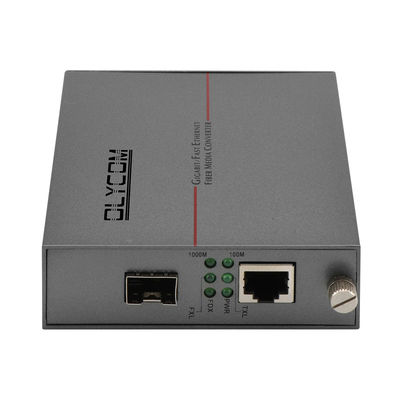 Гигабитное неуправляемое волоконно-оптическое Ethernet-медиа-конвертер SFP слот DC5V с установкой на стойке