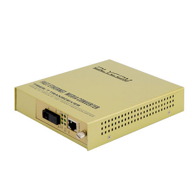 WDM Media Converter 100Mbps Раковина на баре Файбры медные расширители